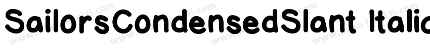 SailorsCondensedSlant Italic字体转换